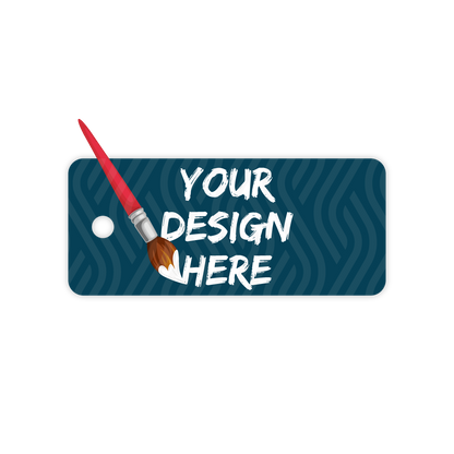 Custom Key Tags - 2.625” x 1.13“ Shape