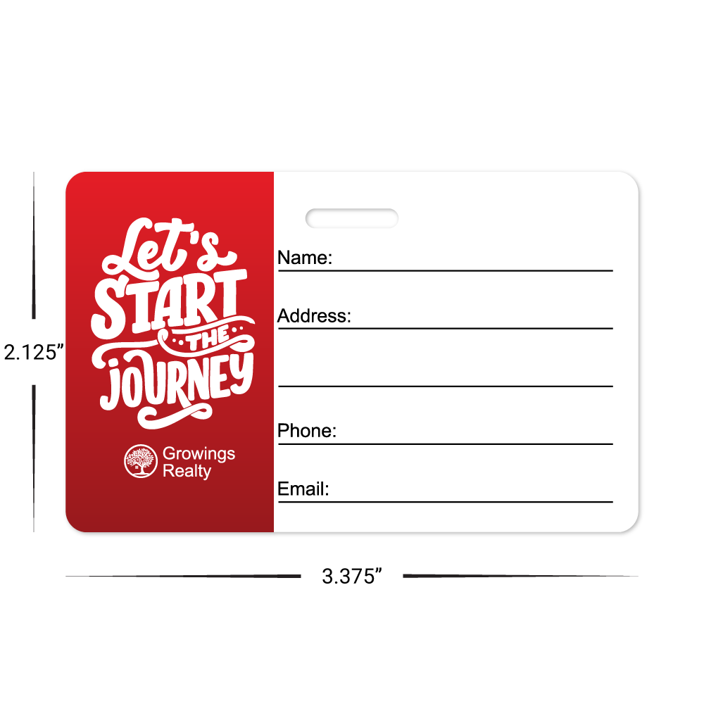 Custom Luggage Tags - 3.375