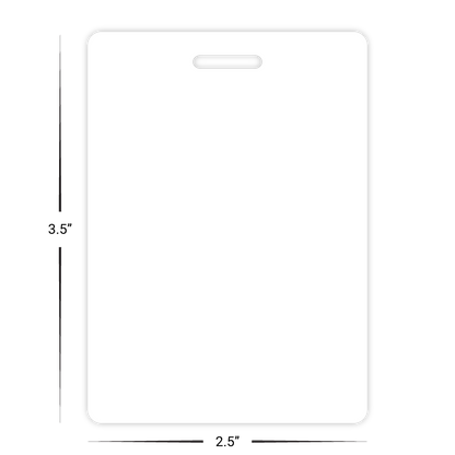 Custom Luggage Tags - 3.5" x 2.5" Shape