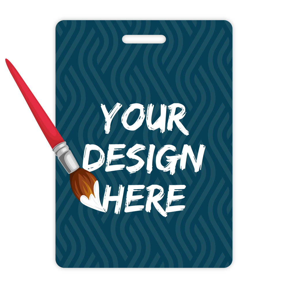 Custom Luggage Tags - 3.5" x 2.5" Shape