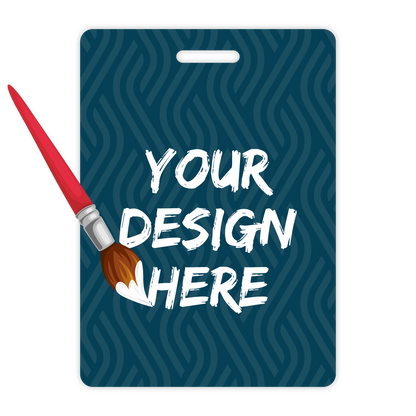 Custom Luggage Tags - 3.5" x 2.5" Shape