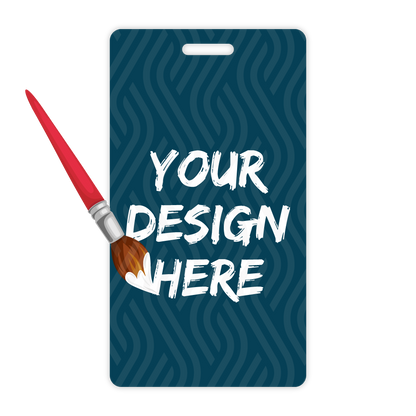 Custom Luggage Tags - 3.875" x 2.125" Shape