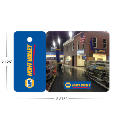 Custom Membership Cards - 3.375" x 2.125" Combo Card Shape