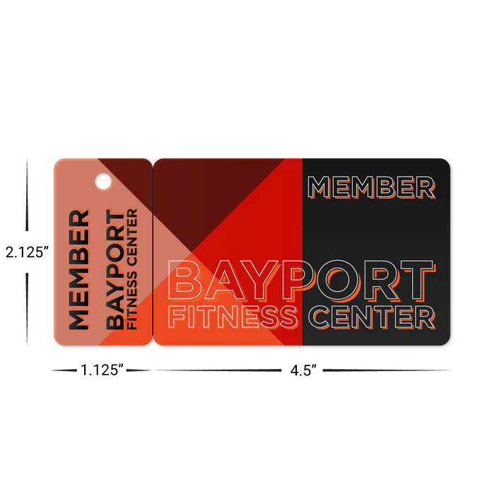 Bond Sports Fully Customizable Member Card + Key Tag
