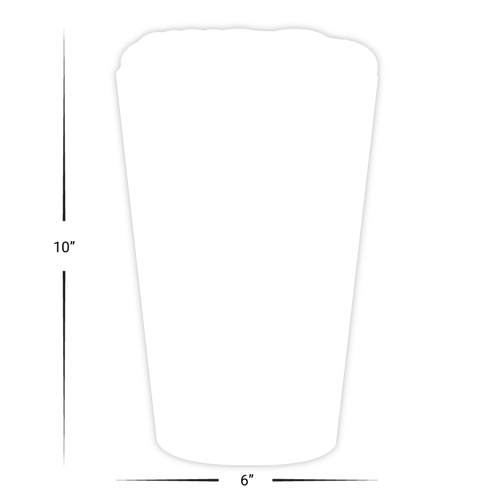 Custom Menus - Beer Glass Shape