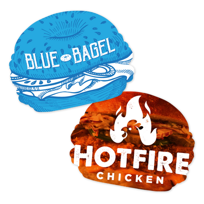 Custom Menus - Burger Shape