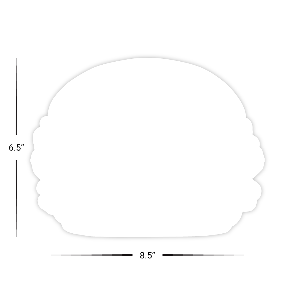 Selflane Custom Burger Shape Menus