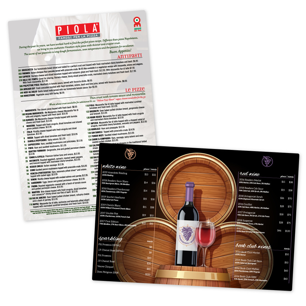 Custom Menu/Signage - 11