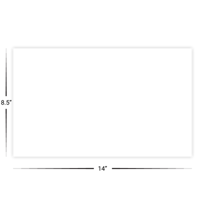 Custom Menu/Signage - 8.5" x 14" Shape