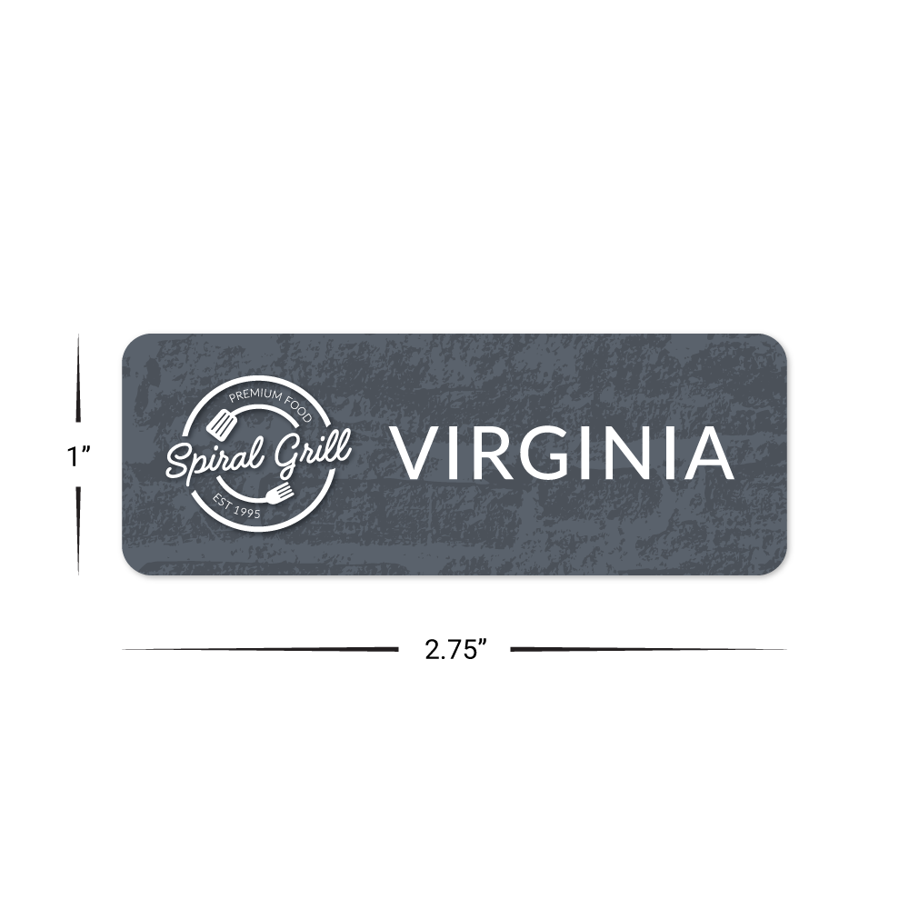 Custom Name Tags 10-Pack - Standard