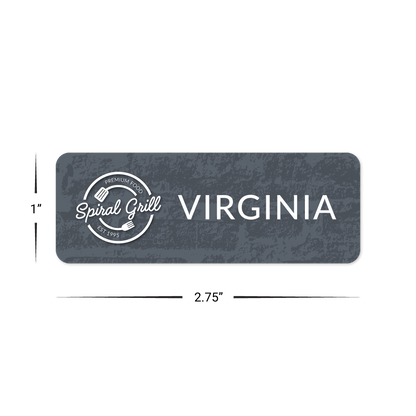 Custom Name Tags 10-Pack - Standard