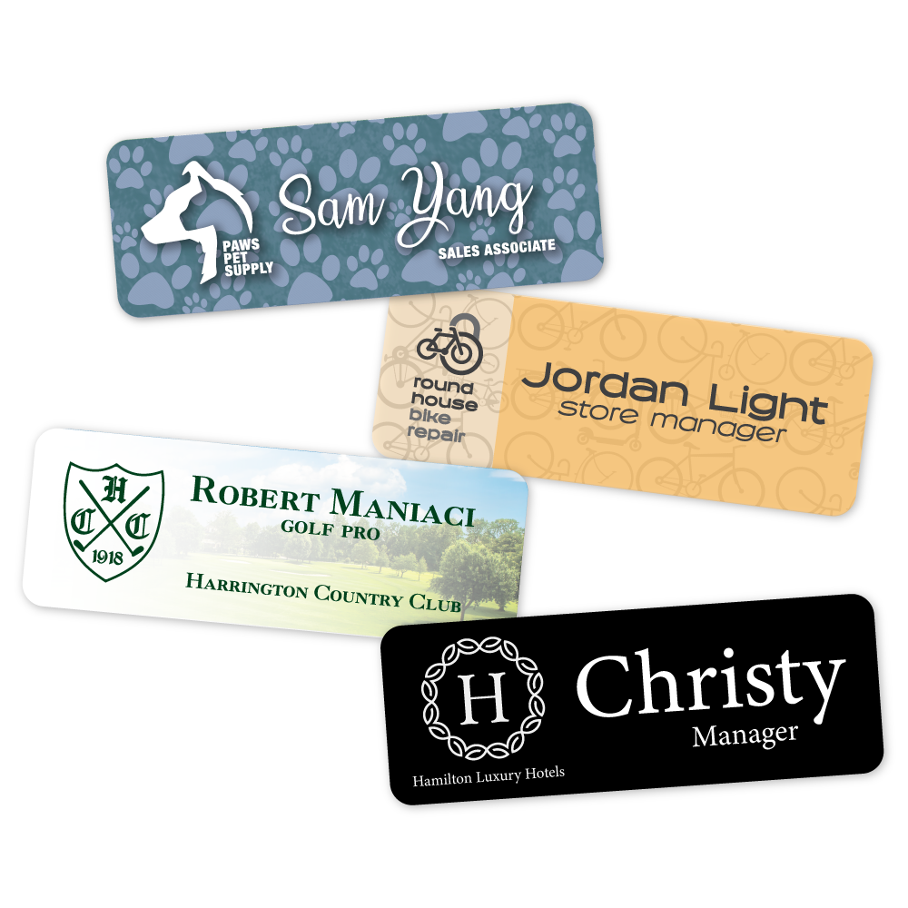 Custom Name Tags 10-Pack - Standard