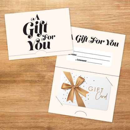 "A Gift for You" Gift Card Holders - 50 Pack