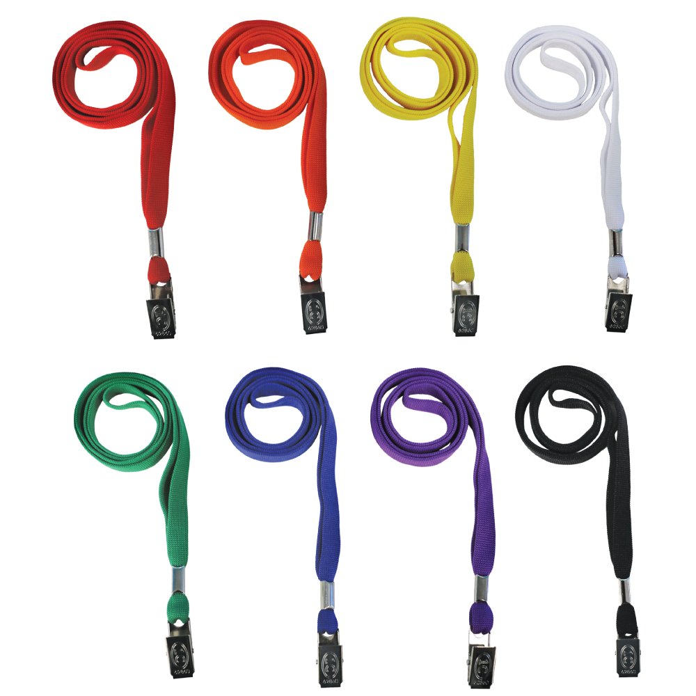 50 Pack of Premium Badge Lanyards