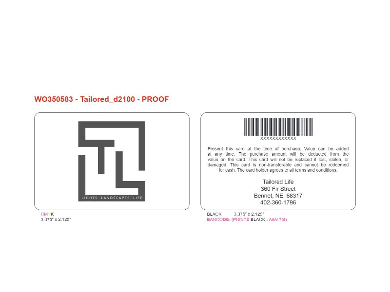 Custom Designed (WO350583)