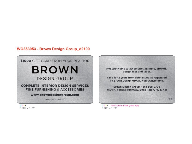 Custom Designed (WO353953)