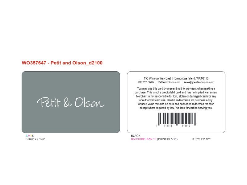 Custom Designed (WO357647)