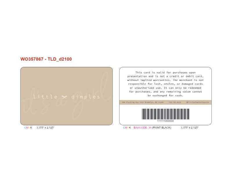 Custom Designed (WO357867)