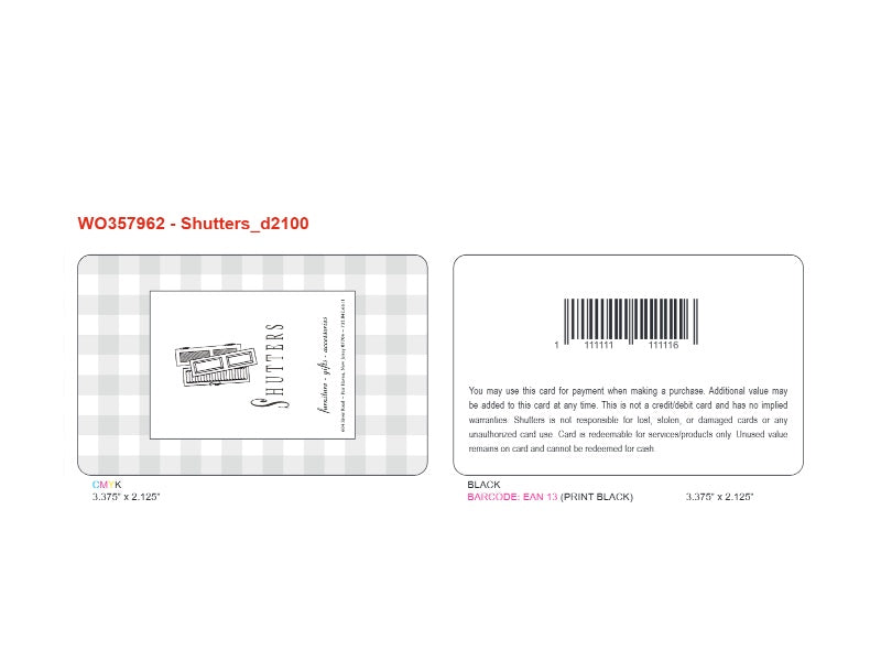 Custom Designed (WO357962)