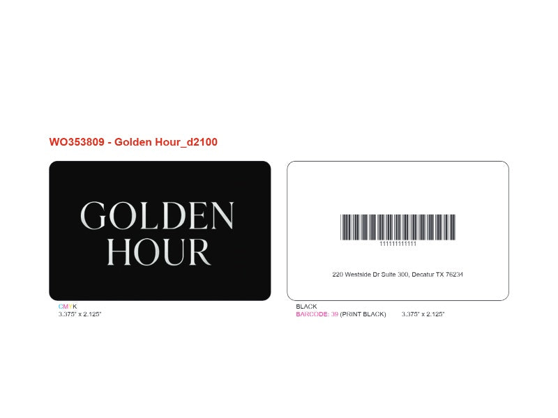 Custom Designed (WO353809)