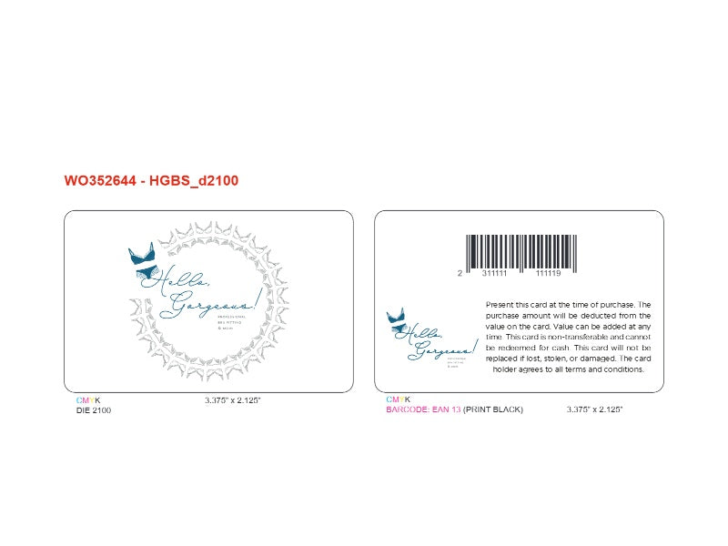 Custom Designed (WO352644)