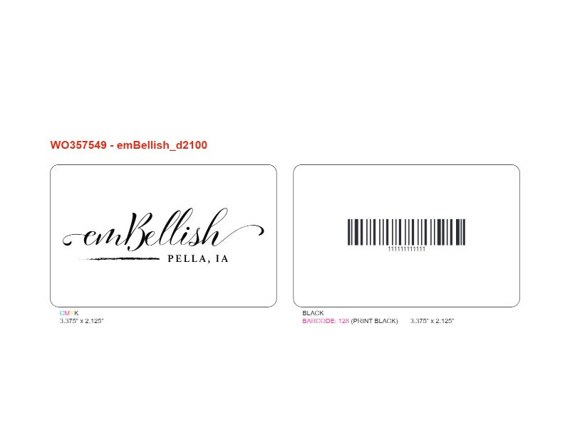 Custom Designed (WO357549)