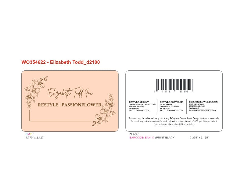 Custom Designed (WO354622)