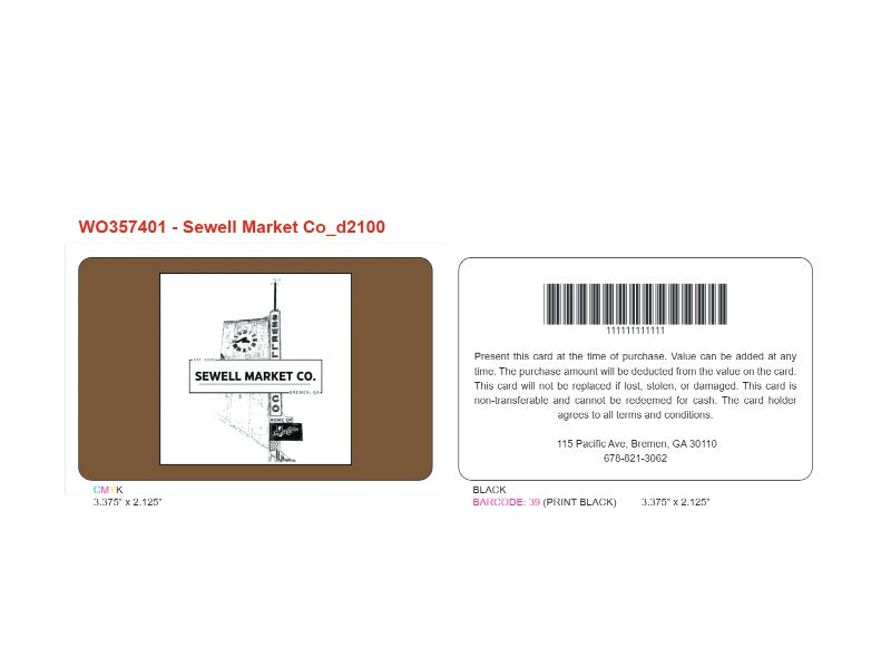 Custom Designed (WO357401)