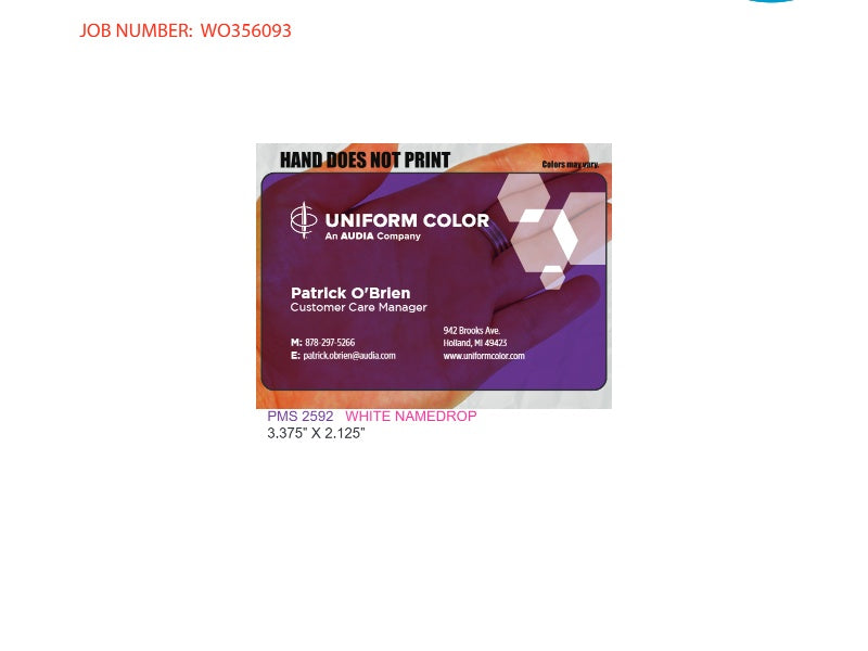 Personalization (WO356093)